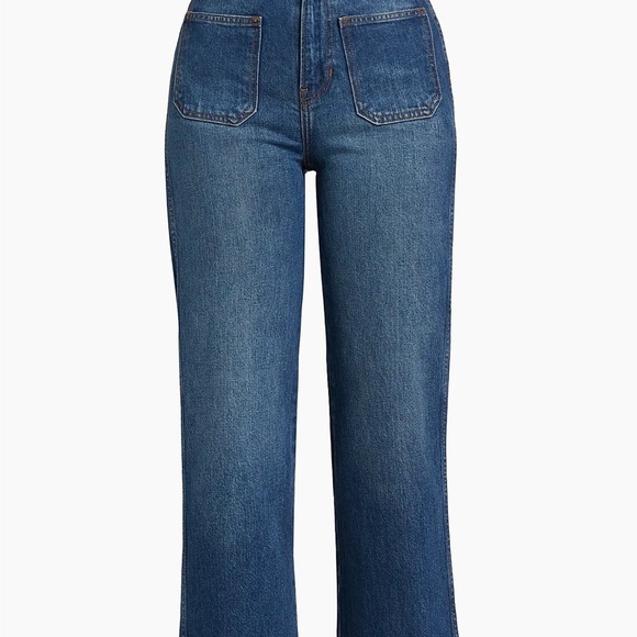 Reformation Dark Blue Flare Jeans - Picture 4 of 7